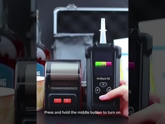 छोटे आकार का अल्कोहल सांस विश्लेषक हल्का व्यक्तिगत रक्त अल्कोहल परीक्षक